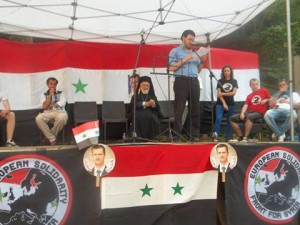 Syria solidarity gathering in Rome
